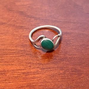 Malachite ring